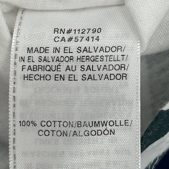 True Religion Shirt‎ Men's M White Crew Neck Tee Gold Foil Logo Graphic - Picture 4 of 9